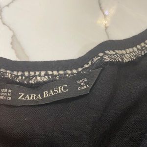 Zara basic, black and beige shirt very pretty and durable for every accession!